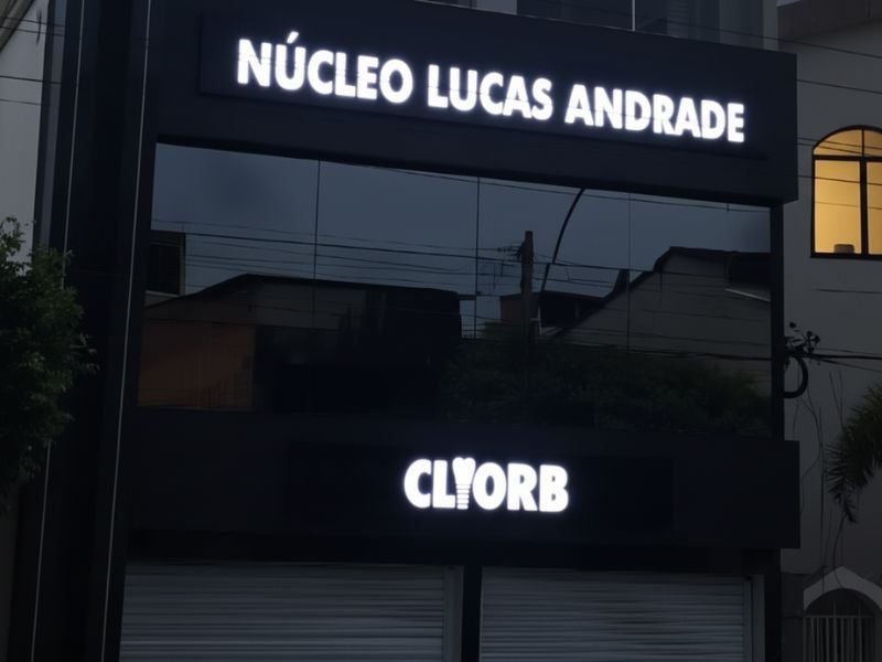 Letreiros luminosos 5 Letreiro luminoso em ACM